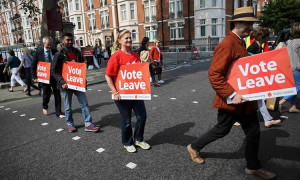 Some sane Britons who want to see the UK return to sanity. The #VoteRemain crowd is in the corner drooling.