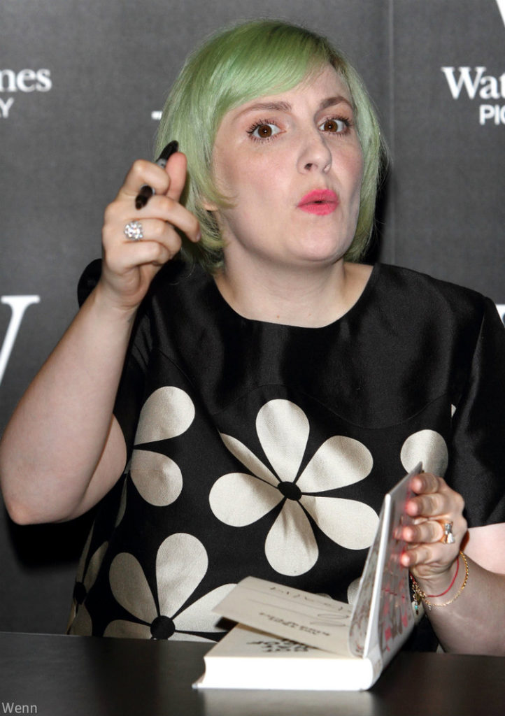 Admitted sister molester Lena Dunham, i.e, the object of my unending wrath.